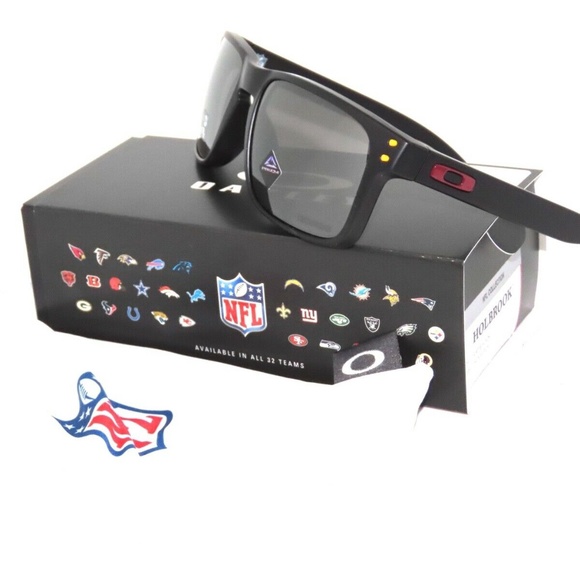 Holbrook 9102-O1 Black NFL COLLECTION  Sunglasses Authentic - Picture 1 of 7
